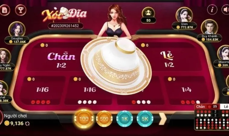 Trò Chơi Xóc Đĩa RikVip Với Giao Diện Sống Động Và Tỷ Lệ Hấp Dẫn​